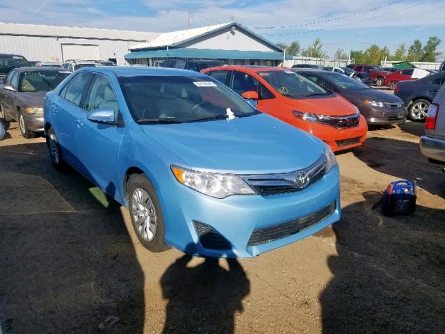 4T4BF1FK1CR248049 - 2012 TOYOTA CAMRY BASE BLUE photo 1