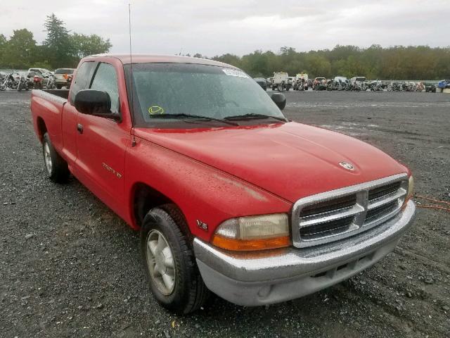 1B7GL23X4VS108420 - 1997 DODGE DAKOTA RED photo 1