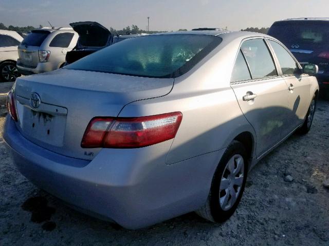 4T1BE46K97U633623 - 2007 TOYOTA CAMRY CE SILVER photo 4