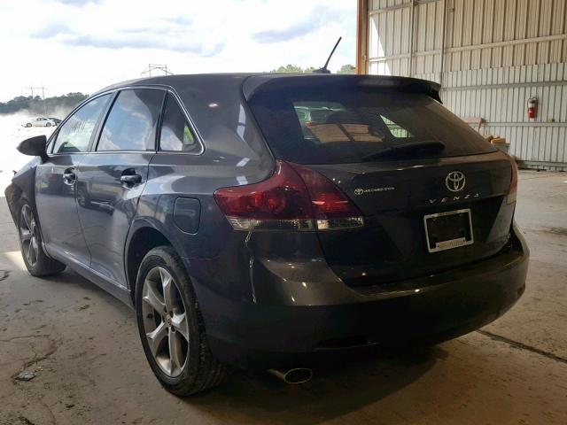 4T3ZK3BBXDU053064 - 2013 TOYOTA VENZA LE GRAY photo 3