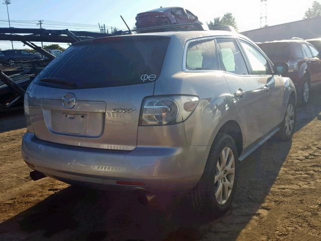 JM3ER29L880207291 - 2008 MAZDA CX-7 SILVER photo 4