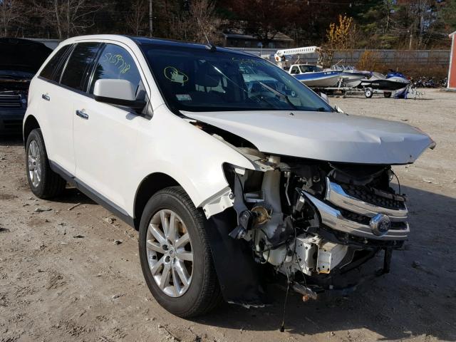 2FMDK4JC7BBA66148 - 2011 FORD EDGE SEL WHITE photo 1