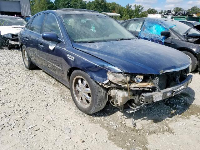 KMHFC46F96A084693 - 2006 HYUNDAI AZERA SE BLUE photo 1