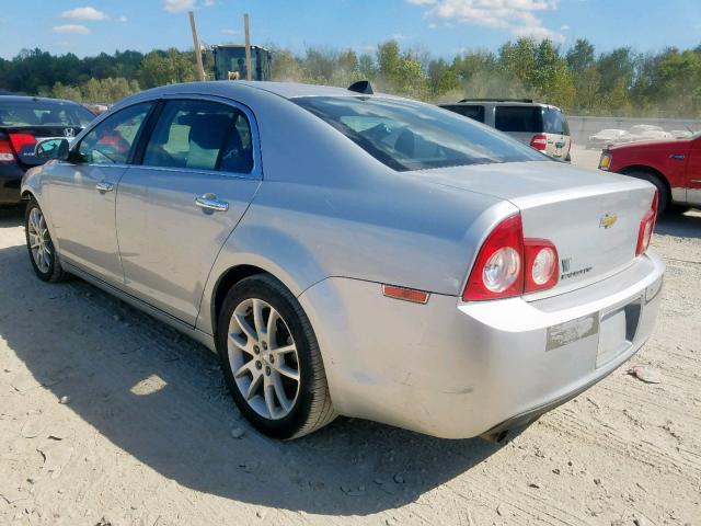 1G1ZE5EU7CF140185 - 2012 CHEVROLET MALIBU LTZ ვერცხლისფერი ფოტო 3