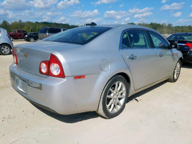 1G1ZE5EU7CF140185 - 2012 CHEVROLET MALIBU LTZ ვერცხლისფერი ფოტო 4