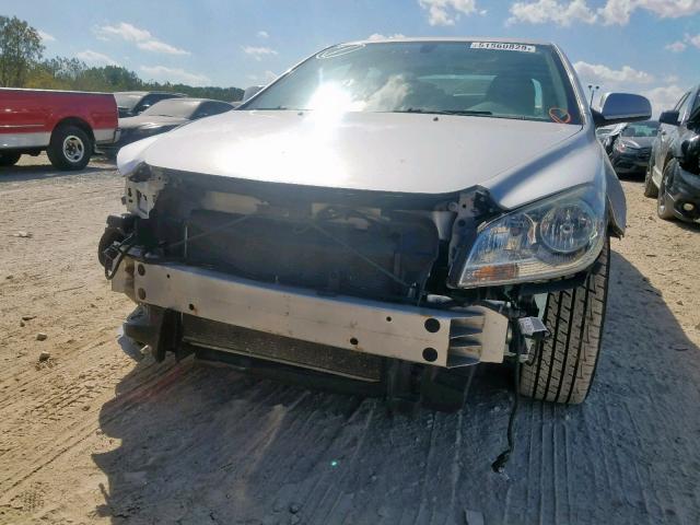 1G1ZE5EU7CF140185 - 2012 CHEVROLET MALIBU LTZ ვერცხლისფერი ფოტო 9