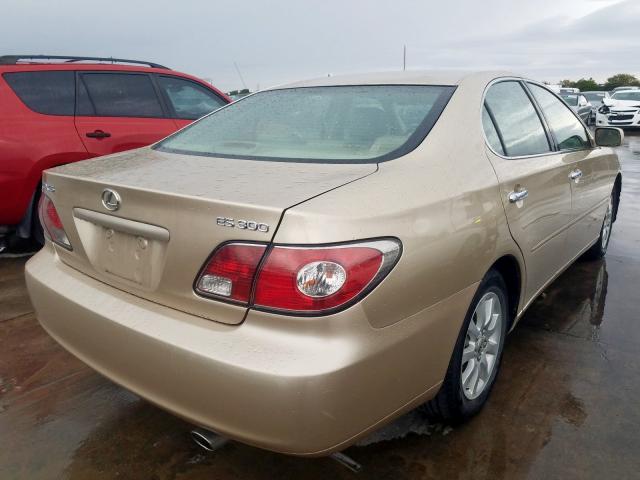 JTHBF30G620082940 - 2002 LEXUS ES 300 GOLD photo 4