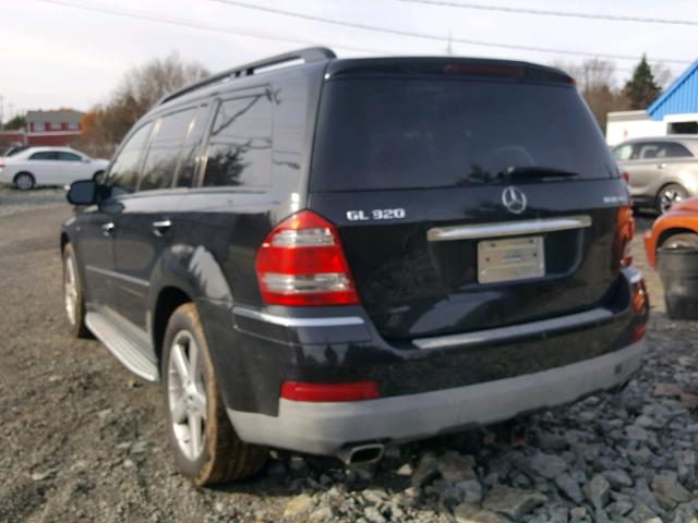 4JGBF25E49A530479 - 2009 MERCEDES-BENZ GL BLACK photo 3