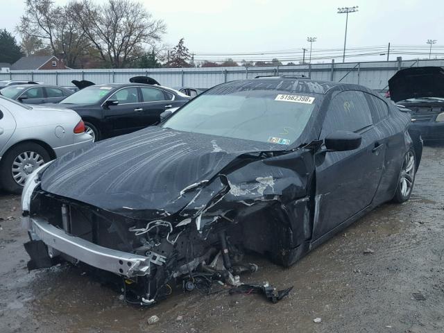 JNKCV64E78M107542 - 2008 INFINITI G37 BASE BLACK photo 2