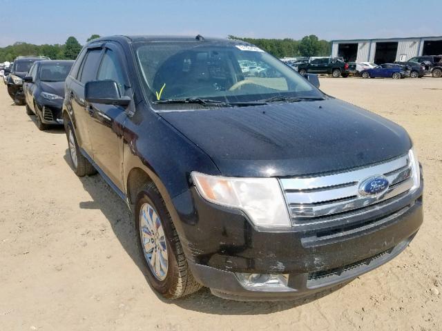 2FMDK38C08BA57221 - 2008 FORD EDGE SEL BLACK photo 1