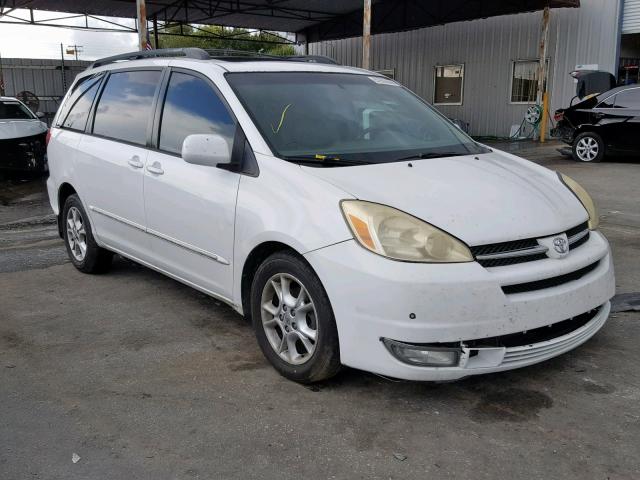 5TDZA22C54S143150 - 2004 TOYOTA SIENNA XLE WHITE photo 1