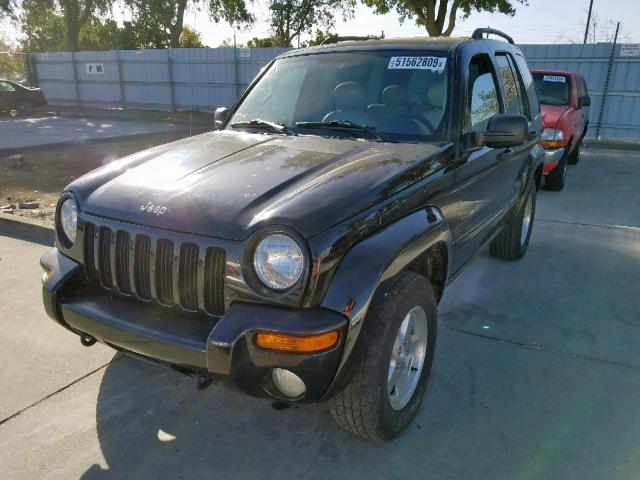 1J8GL58K13W503751 - 2003 JEEP LIBERTY LI BLACK photo 2