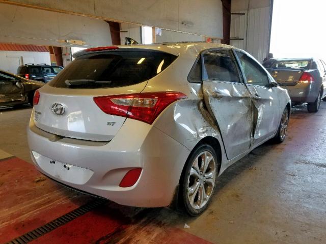 KMHD35LE6DU022852 - 2013 HYUNDAI ELANTRA GT SILVER photo 4