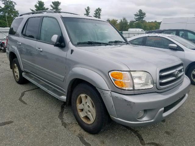 5TDBT48A32S105152 - 2002 TOYOTA SEQUOIA LI SILVER photo 1