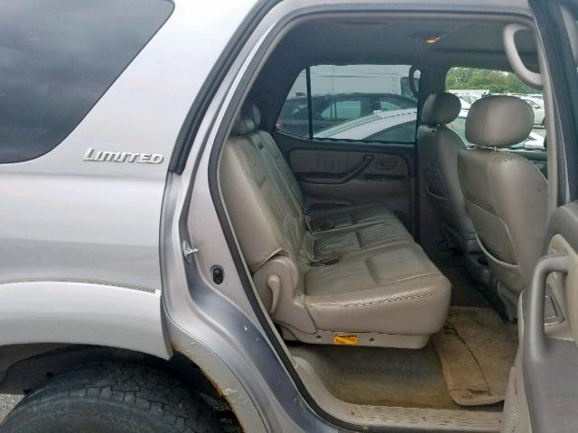 5TDBT48A32S105152 - 2002 TOYOTA SEQUOIA LI SILVER photo 6