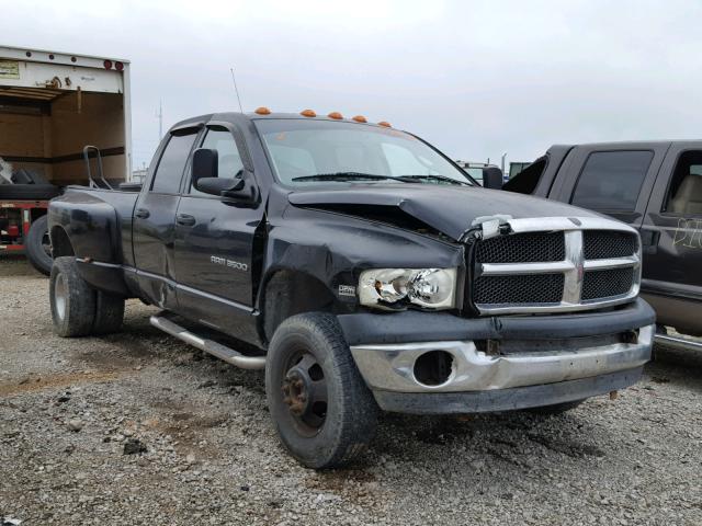 3D7MU48D13G807167 - 2003 DODGE RAM 3500 S BLACK photo 1