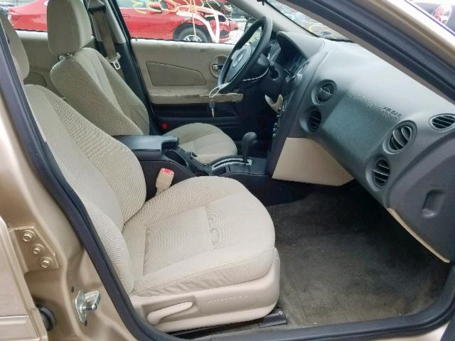 2G2WP522751346340 - 2005 PONTIAC GRAND PRIX Ոսկեգույն լուսանկար 5