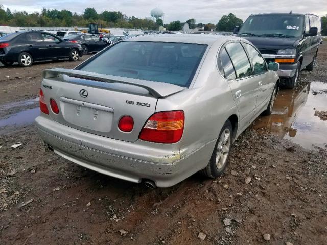 JT8BD68S3Y0114929 - 2000 LEXUS GS 300 SILVER photo 4