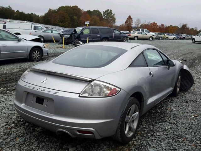 4A3AK24F89E031051 - 2009 MITSUBISHI ECLIPSE GS SILVER photo 4