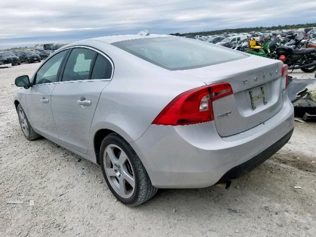 YV1622FS2C2036607 - 2012 VOLVO S60 T5 GRAY photo 3