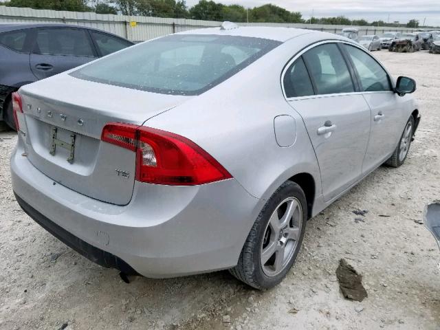 YV1622FS2C2036607 - 2012 VOLVO S60 T5 GRAY photo 4