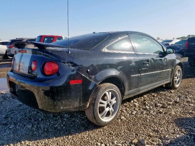 1G1AL18F687142312 - 2008 CHEVROLET COBALT LT BLACK photo 4