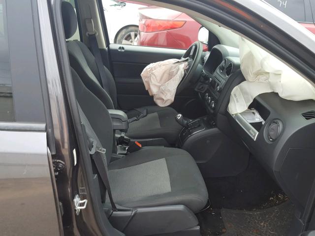 1C4NJCBA6FD262441 - 2015 JEEP COMPASS SP იასამნისფერი ფოტო 5