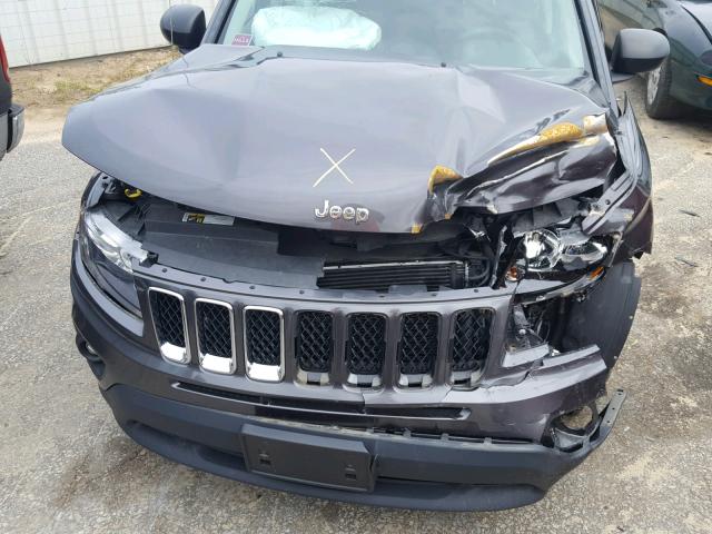 1C4NJCBA6FD262441 - 2015 JEEP COMPASS SP იასამნისფერი ფოტო 7