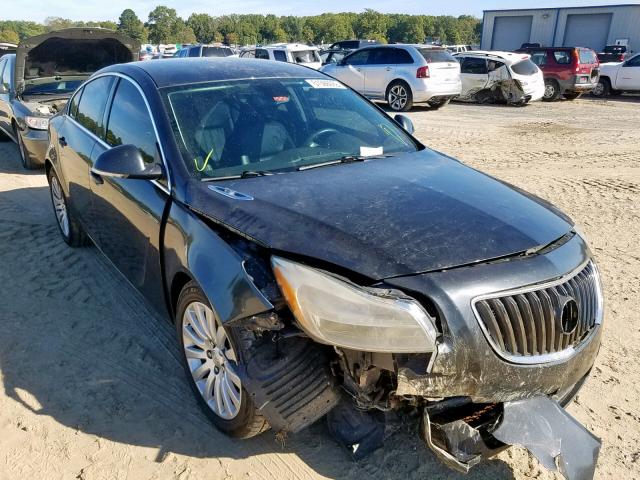 2G4GR5EK6C9182188 - 2012 BUICK REGAL GRAY photo 1