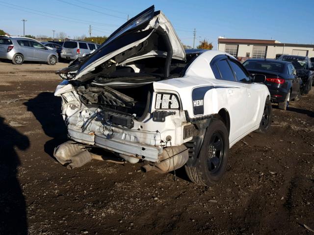 2B3CL1CT3BH556786 - 2011 DODGE CHARGER PO WHITE photo 4