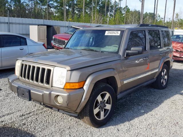 1J8HH48K76C276832 - 2006 JEEP COMMANDER Qızıl foto 2