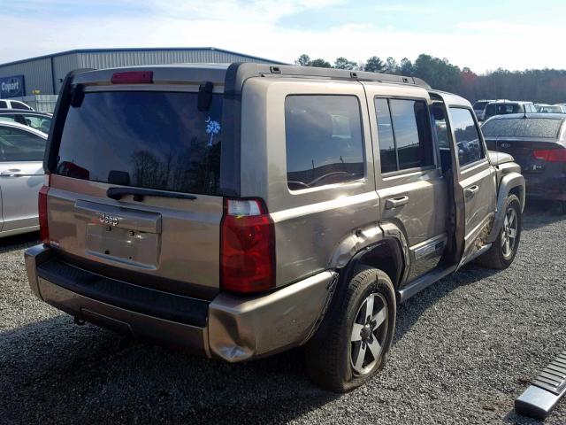 1J8HH48K76C276832 - 2006 JEEP COMMANDER Qızıl foto 4