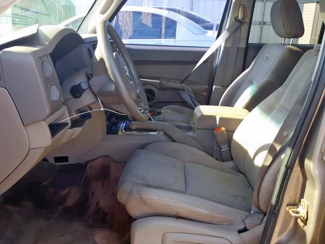 1J8HH48K76C276832 - 2006 JEEP COMMANDER Qızıl foto 5