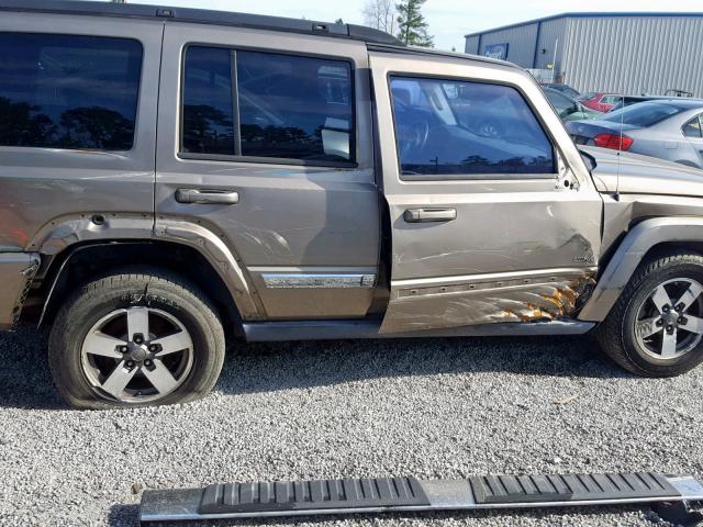 1J8HH48K76C276832 - 2006 JEEP COMMANDER Qızıl foto 9