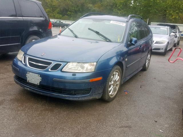 YS3FD56Y971103830 - 2007 SAAB 9-3 2.0T BLUE photo 2