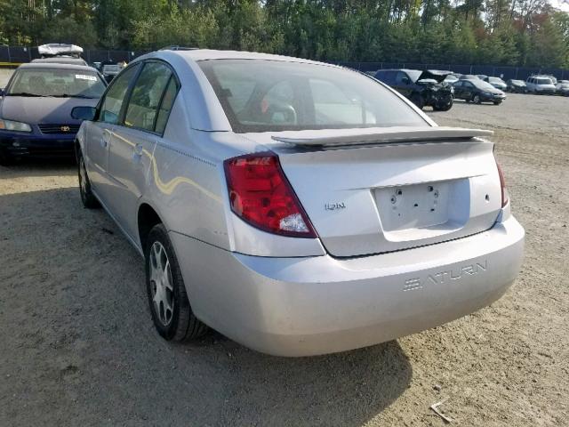 1G8AJ52F35Z118136 - 2005 SATURN ION LEVEL SILVER photo 3