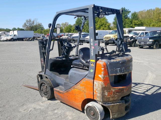 8FGCU2025281 - 2009 TOYOTA FORKLIFT ORANGE photo 3