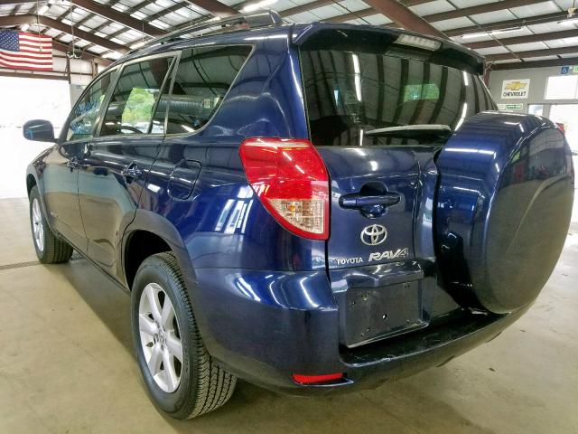 JTMBK31V976010564 - 2007 TOYOTA RAV4 LIMIT BLUE photo 3