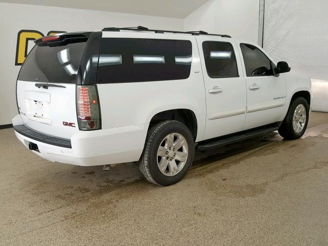 1GKFC16078R274595 - 2008 GMC YUKON XL C WHITE photo 4