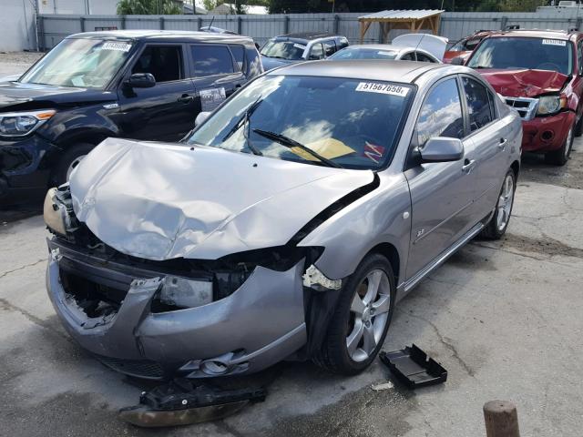 JM1BK323351247798 - 2005 MAZDA 3 S GRAY photo 2