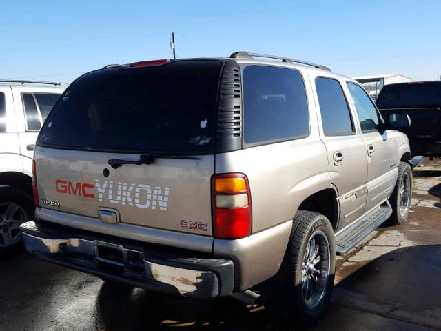 1GKEC13V43R306164 - 2003 GMC YUKON TAN photo 4