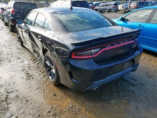 2C3CDXHG4KH607646 - 2019 DODGE CHARGER GT BLACK photo 3