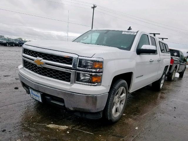 1GCRCPEC5FZ414812 - 2015 CHEVROLET SILVERADO WHITE photo 2