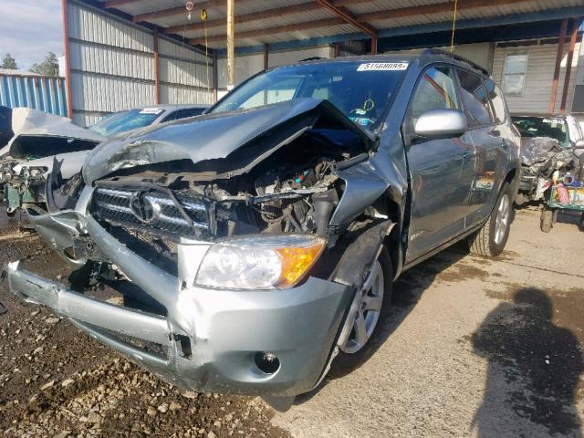 JTMBD31V175116216 - 2007 TOYOTA RAV4 LIMIT GREEN photo 2