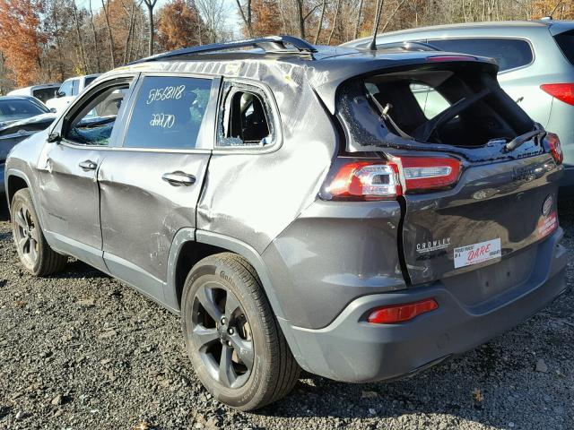 1C4PJMCB2JD502387 - 2018 JEEP CHEROKEE L GRAY photo 3