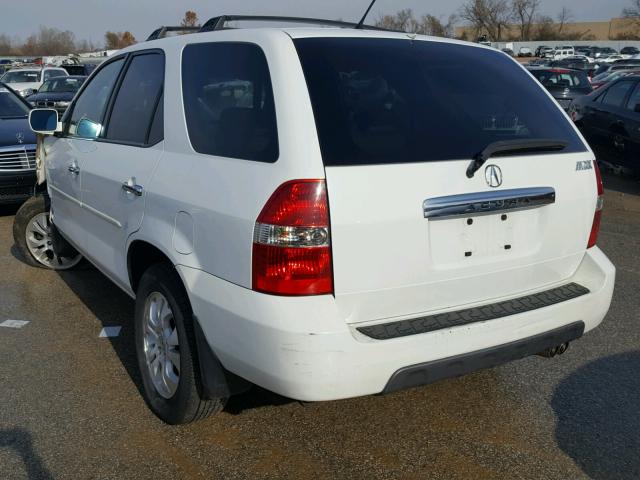 2HNYD18633H536974 - 2003 ACURA MDX TOURIN WHITE photo 3