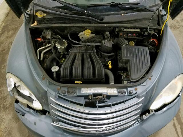 3A4FY48B36T340166 - 2006 CHRYSLER PT CRUISER BLUE photo 7