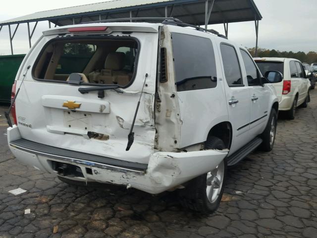 1GNSCCE03DR364965 - 2013 CHEVROLET TAHOE C150 WHITE photo 4