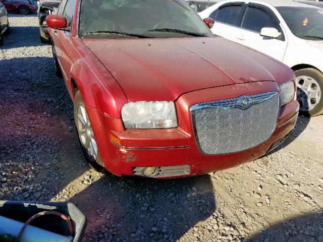 2C3KA53G57H792989 - 2007 CHRYSLER 300 TOURIN MAROON photo 9