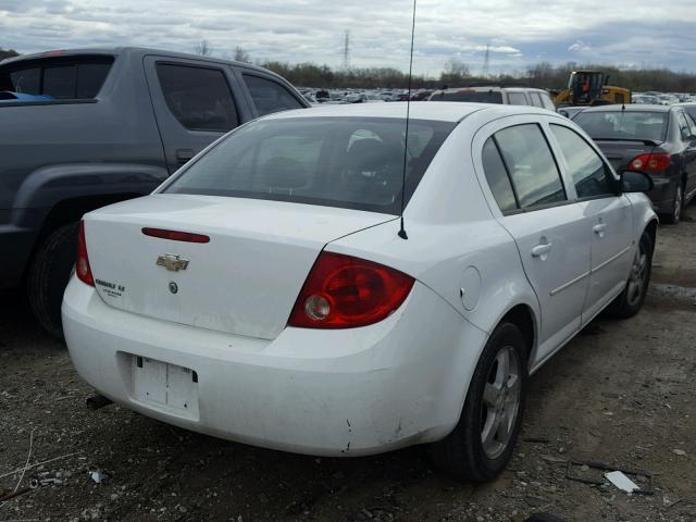 1G1AT58H197291656 - 2009 CHEVROLET COBALT LT WHITE photo 4